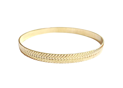 Gold Plated | Machine Cut Bangles